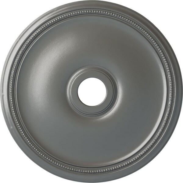 Ekena Millwork Theia Ceiling Medallion (Fits Canopies up to 6 3/4"), Hnd-Painted Silver, 24"OD x 3 5/8"ID x 1 3/4"P CM24THSLS - main